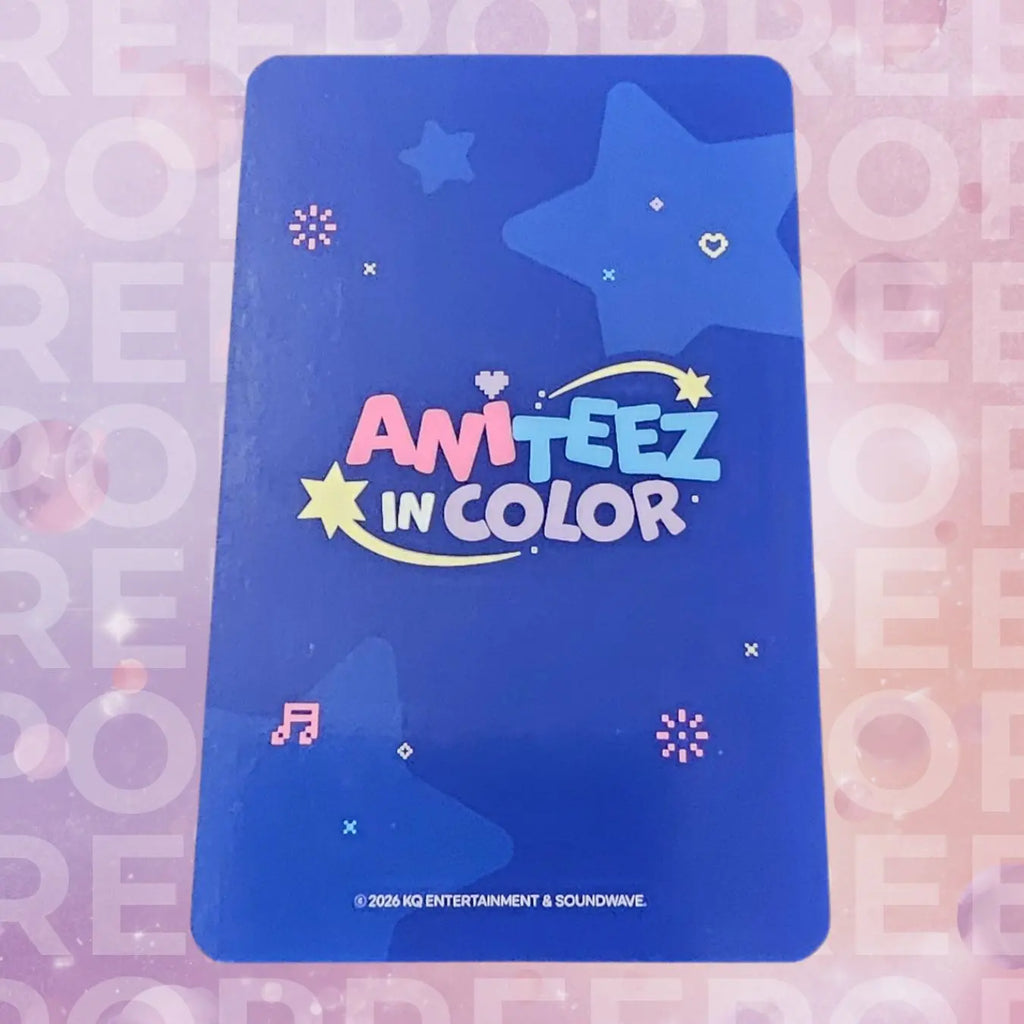 Ateez 'ANITEEZ In Color' Pop-up Store Random Trading Card - Yeosang