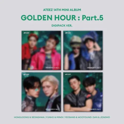 Golden Hour: Part. 5 by Ateez - Digipack UNIT Version