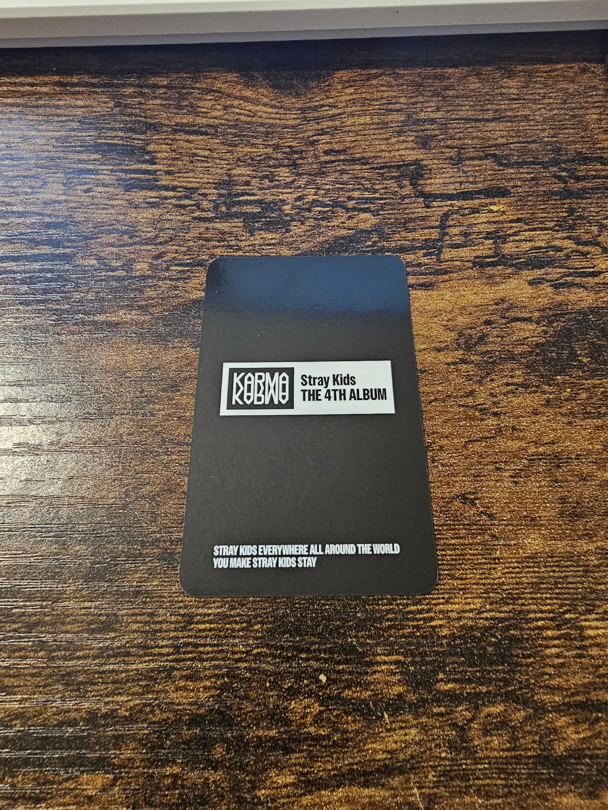 Stray Kids 'Karma' FANS Shop Pre-order Benefit Photocard - Felix