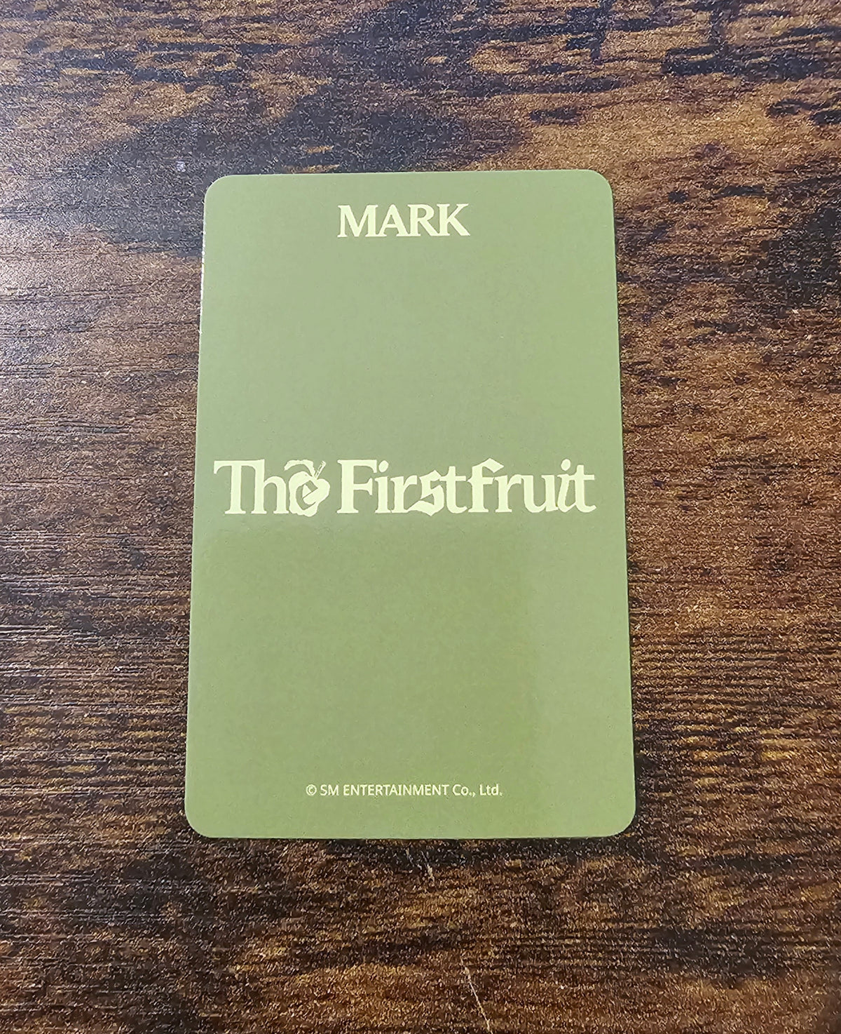 Mark Lee 'The Firstfruit' Pre-order Benefit Photocard