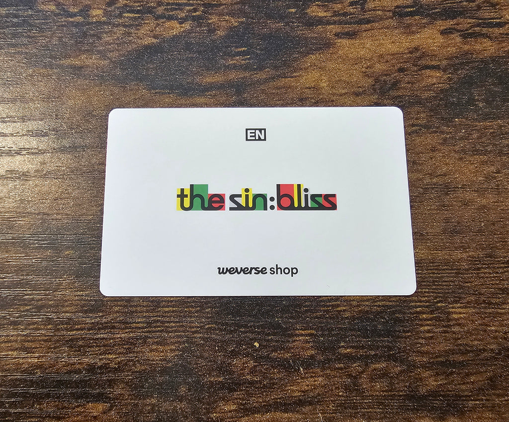 Enhypen 'The Sin: Bliss' Weverse Pre-order Benefit Photocard (Engene Ver.) - Group