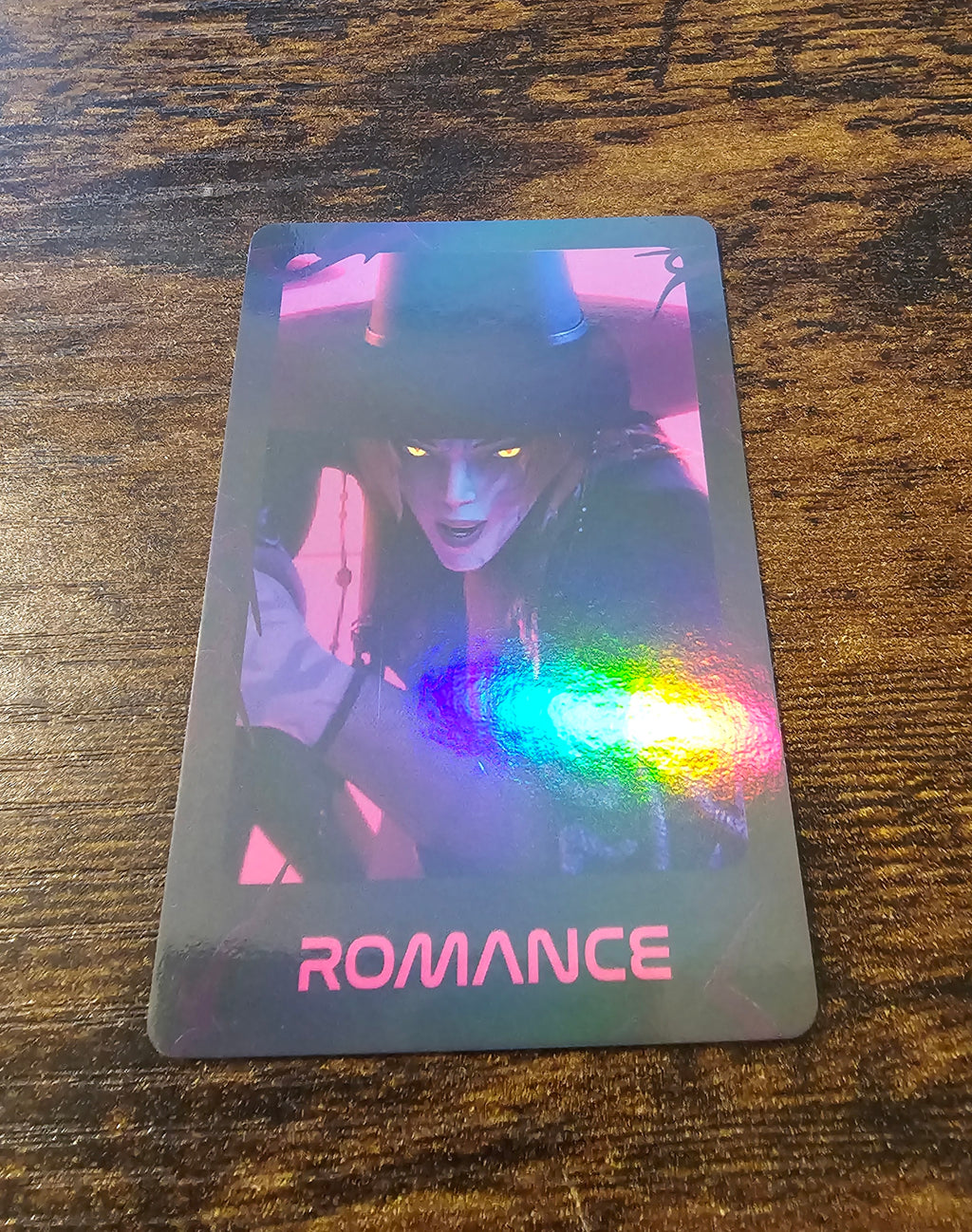 K-pop Demon Hunters Official Lightstick Pre-order Benefit Holo Photocard - Romance