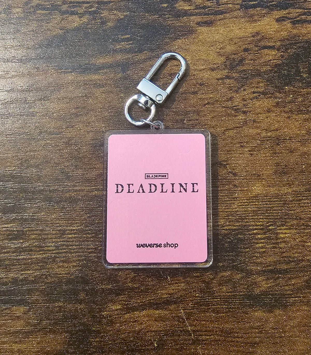 Blackpink 'Deadline' Weverse Pre-order Benefit Keyring - Rosé