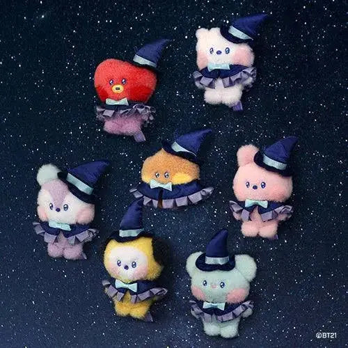BT21 X Monopoly Collaboration minini Magical Plush Keyring - Chimmy