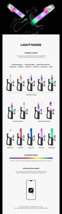 The Rose Official Lightstick Ver. 2 'ROSTAR'